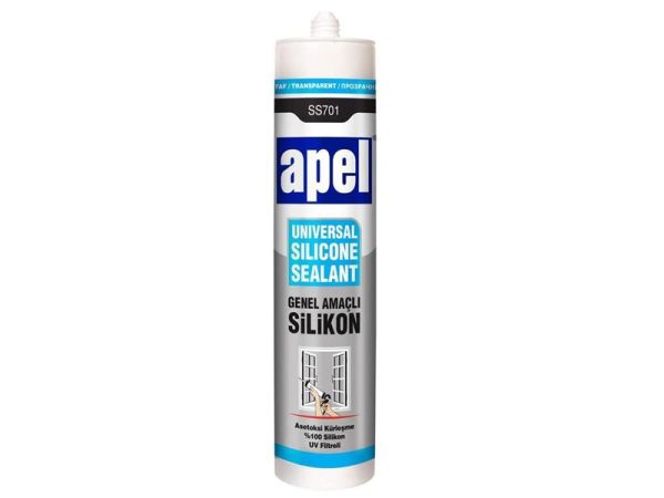 APEL Genel Amaçlı Silikon Gri SS731 250 ml