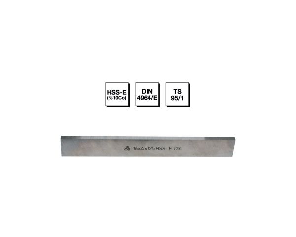 HSS - E (-Co) DIN 4964/E Trapez Kesitli Torna Kalemi - 5x20x200 mm