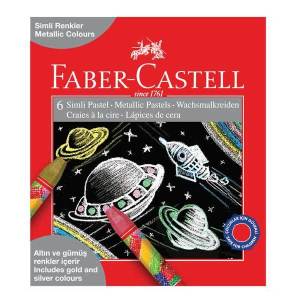 Faber Castell Metalik Pastel Boya 6 Renk