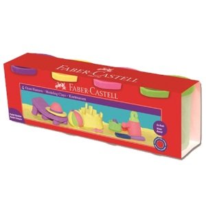 Faber Castell Oyun Hamuru 4'lü Pastel Renkler