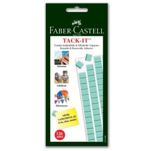 Faber Castell Tack-it Hamur Yapıştırıcı Yeşil 75 gr