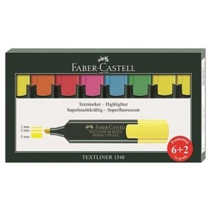 Faber Castell Fosforlu Kalem Seti 1548 6+2