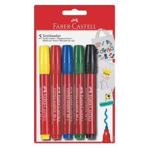 Faber Castell Tişört Markör Kalemi 5 Renk