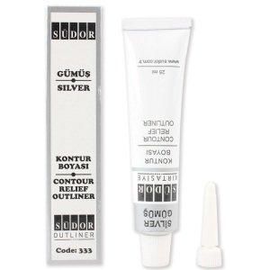 Südor Kontur Boyası Gümüş 25ml Tüp