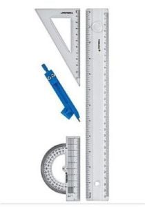 Yıldızlar Çizim Takımı Pergelli 30 CM Elastik