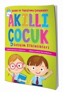 Ema Çocuk Akıllı Çocuk Kesme ve Yapıştırma Çalışmaları