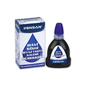 Pensan Tahta Kalem Mürekkebi 60 ml Mavi