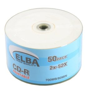 Elba CD-R 700MB/80MIN Printable 50li