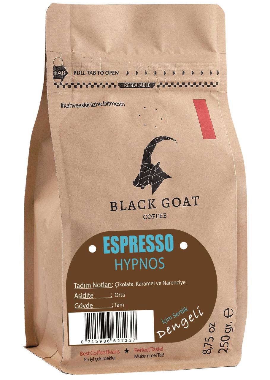 ﻿Black Goat Hypnos Espresso Blend Yöresel Çekirdek Filtre Kahve