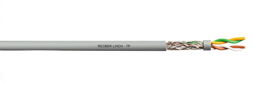 Reçber LIHCH 2x0,22mm2 Sinyal Ve Kontrol Kablosu - 100 Metre Fiyatı