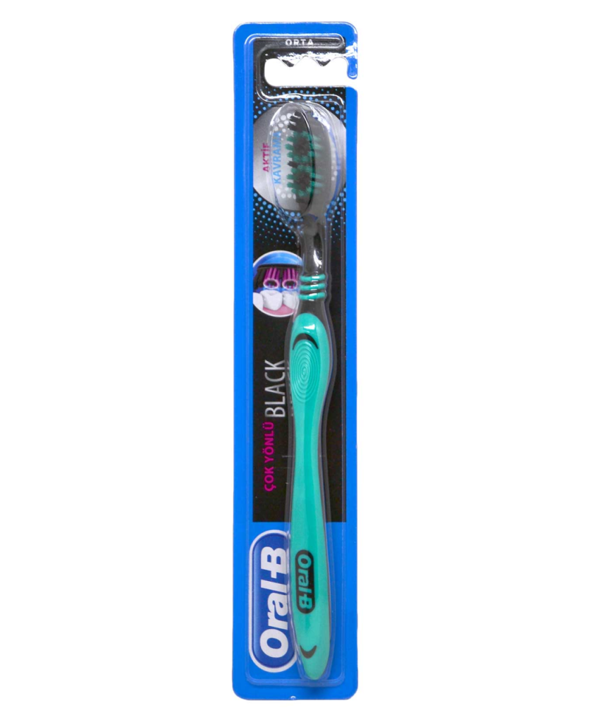 Oral-B Black Çok Yönlü Diş Fırçası Orta