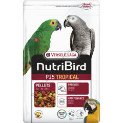 Versele Laga Nutribird P15 Tropical Papağanlar İçin Meyveli Pelet Yem 1 kg (BÖLÜNMÜŞ)