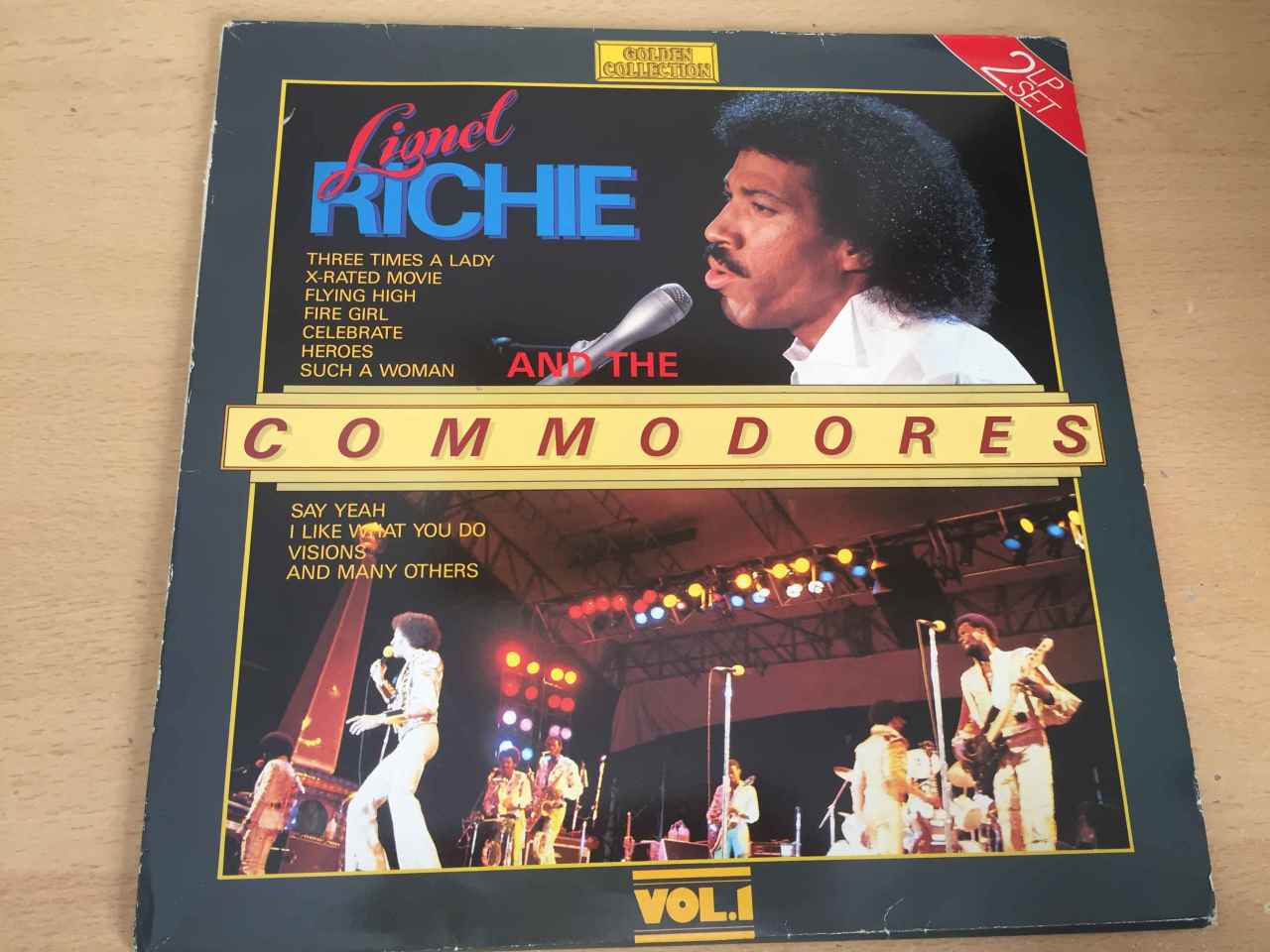 Lionel Richie And The Commodores ‎– Golden Collection Vol. 1 Plak, CD ...