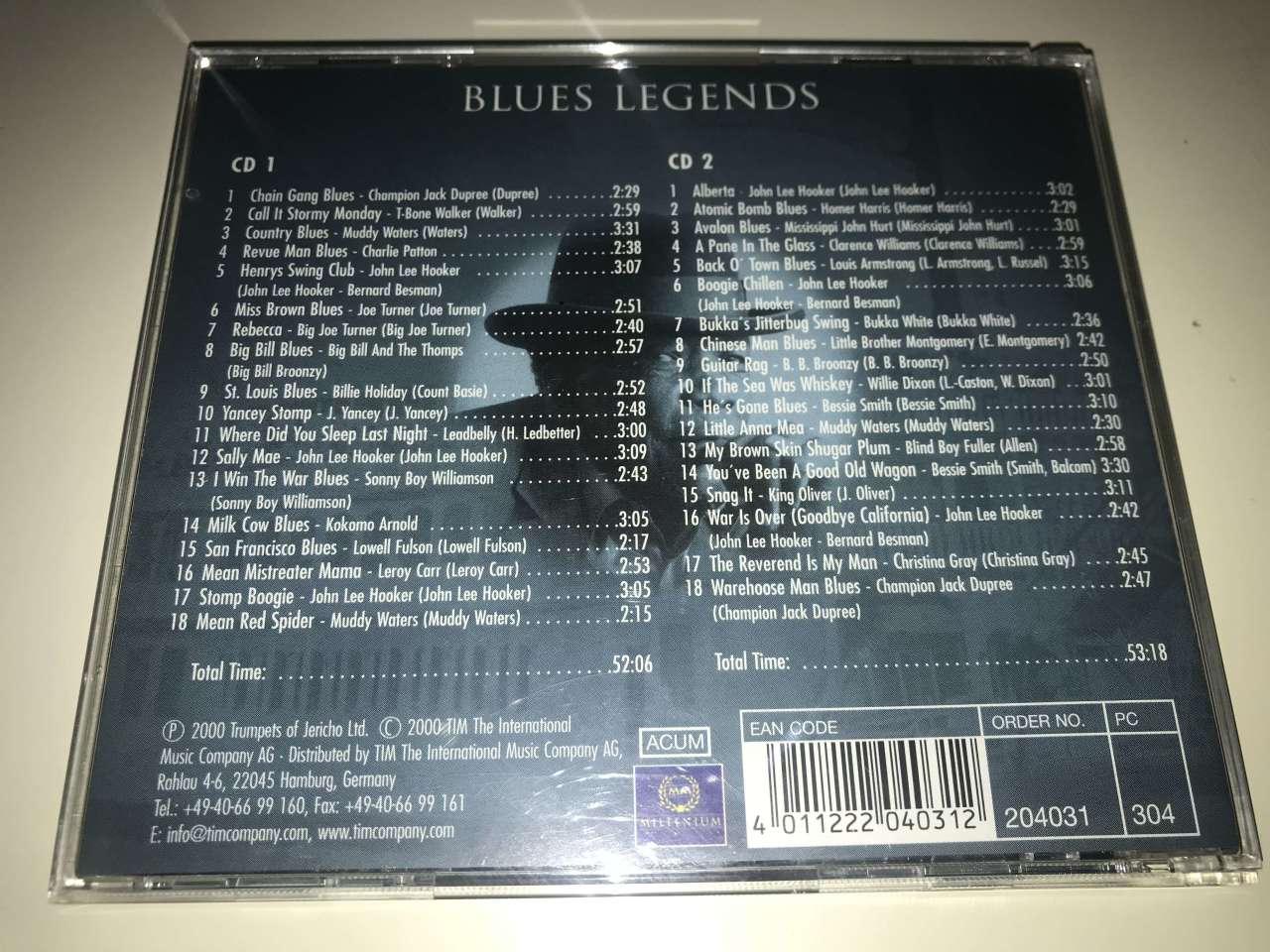 Blues Legends - Millenium Collection 2 CD Plak, CD, DVD Satın Al