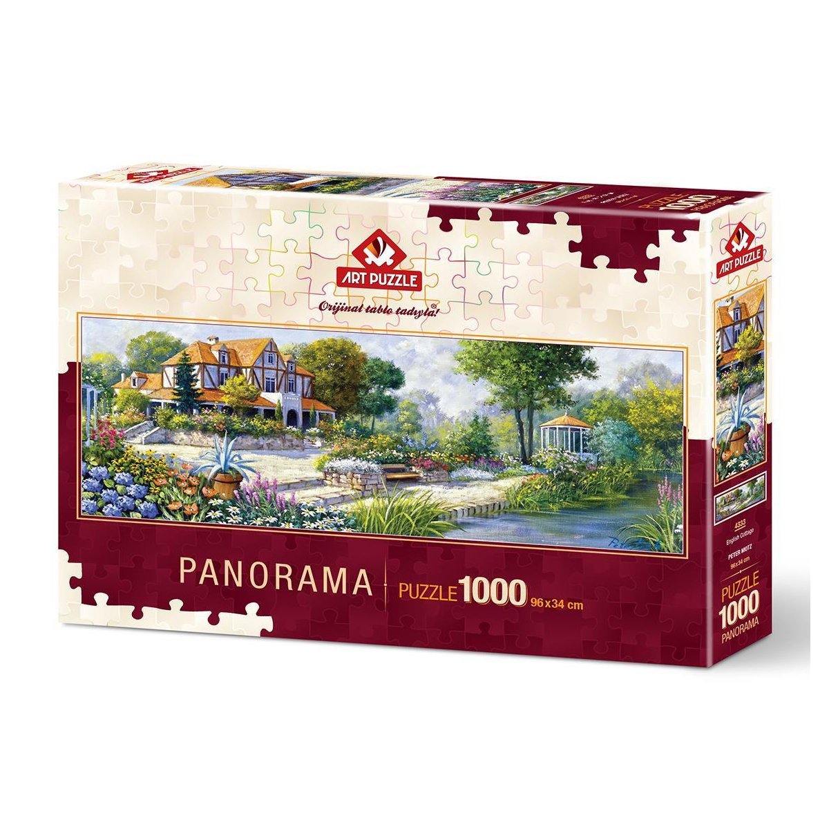 4333 Art Puzzle, English Cottage 1000 Parça Puzzle