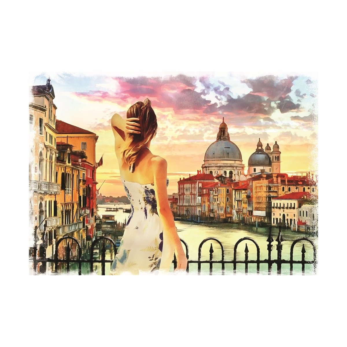 5381/ART  Art Puzzle, Venedik\'e Bakış 1500 Parça Puzzle