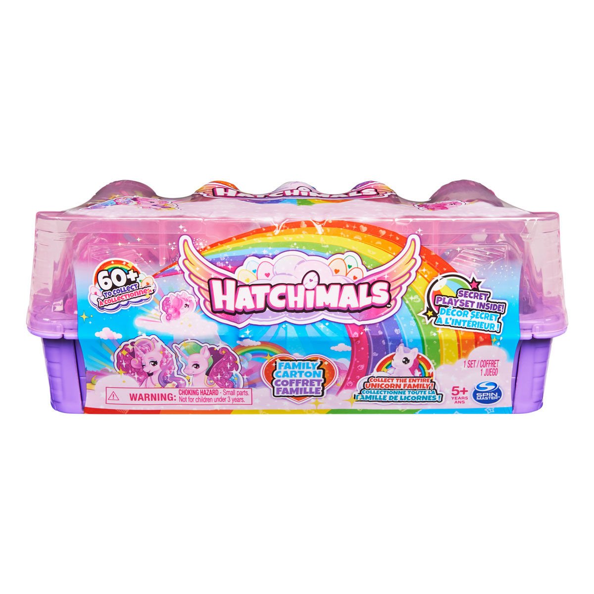 6063118 Hatchimals Sürpriz 10 Karakterli Unicorn Ailesi Oyun Seti