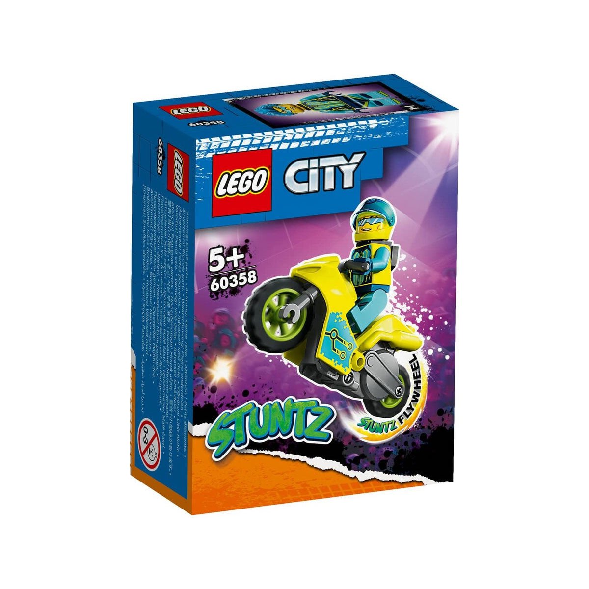 60358 Lego City - Siber Gösteri Motosikleti 13 parça +5 yaş
