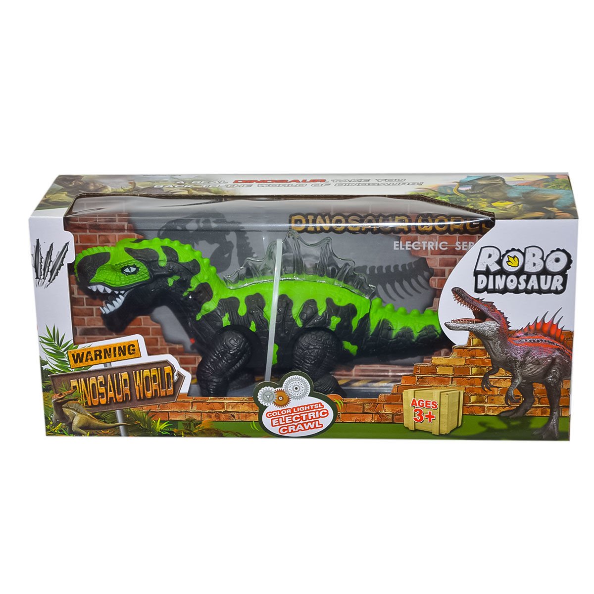 272-003ABC Kutulu Pilli Sesli Işıklı Dinozor - Can-Em Oyuncak