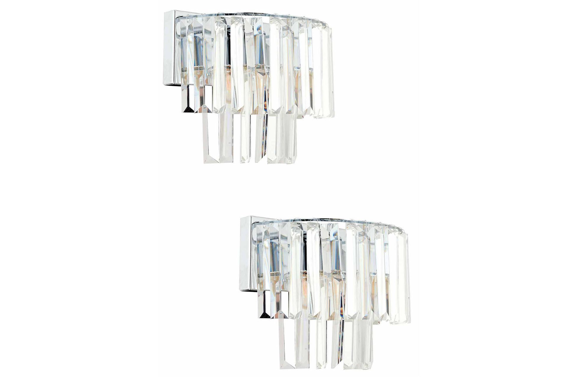 chrome sconce light