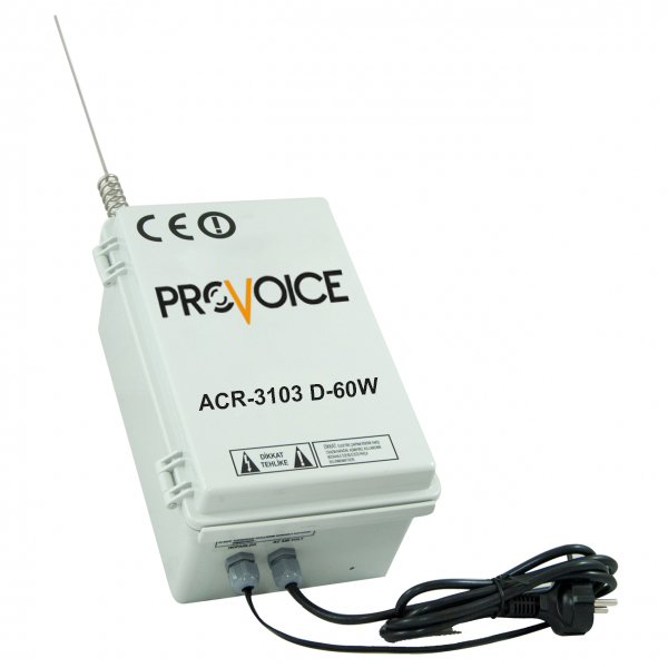 Provoice ACR-3103 D 60 Watt Dual Band Dış Ortam Ezan/Anons Alıcı Yayın Ünitesi Provoice ACR-3103 D 60 Watt Dual Band Dış Ortam Ezan/Anons Alıcı Yayın Ünitesi