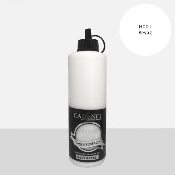 Cadence 500 ml Hybrid Akrilik Multisurfaces Boya - Beyaz [H001]