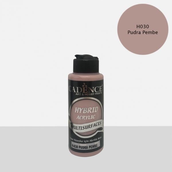 Cadence 120 ml Hybrid Akrilik Multisurfaces Boya - Pudra Pembe [H030]