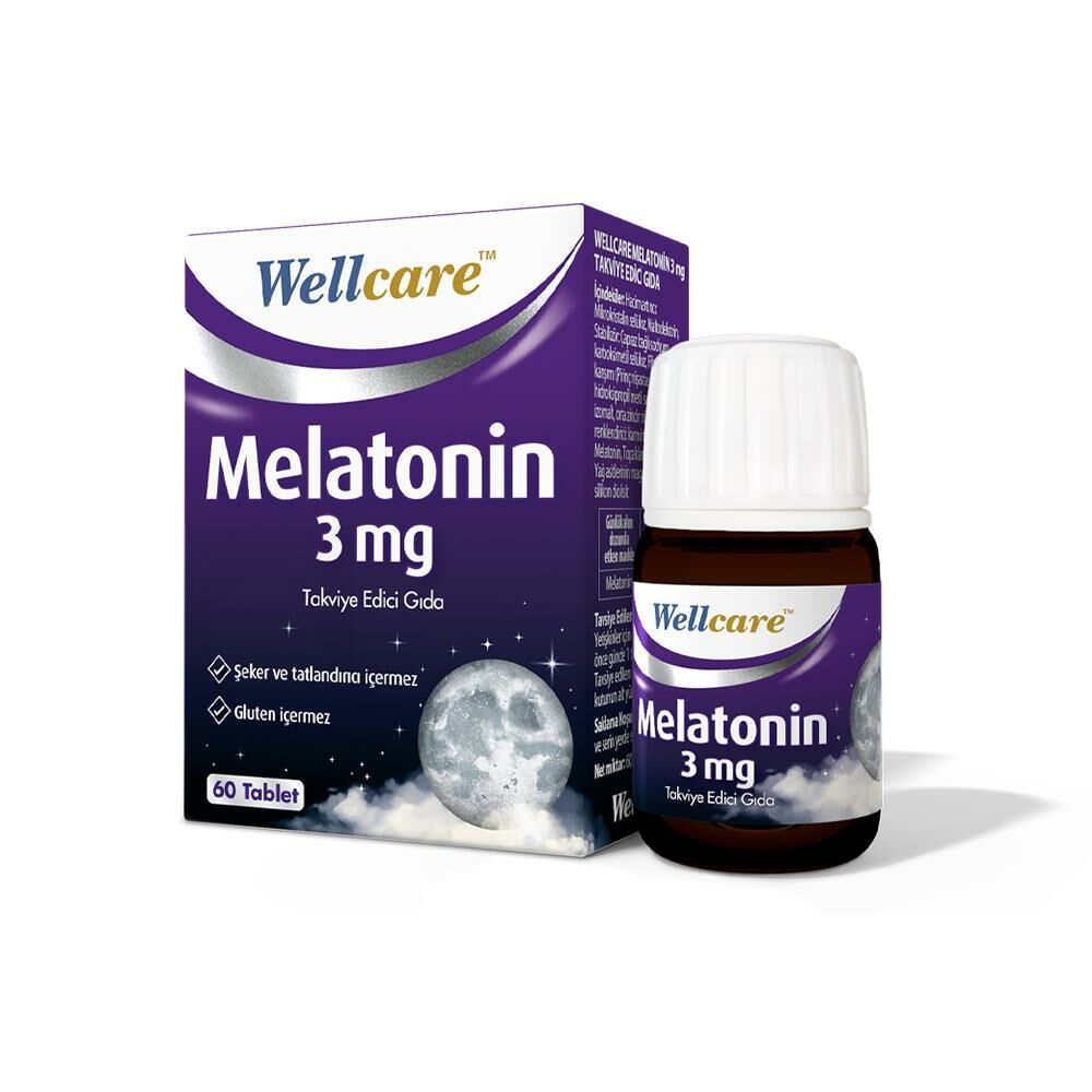 Wellcare Melatonin 3 mg 60 Tablet
