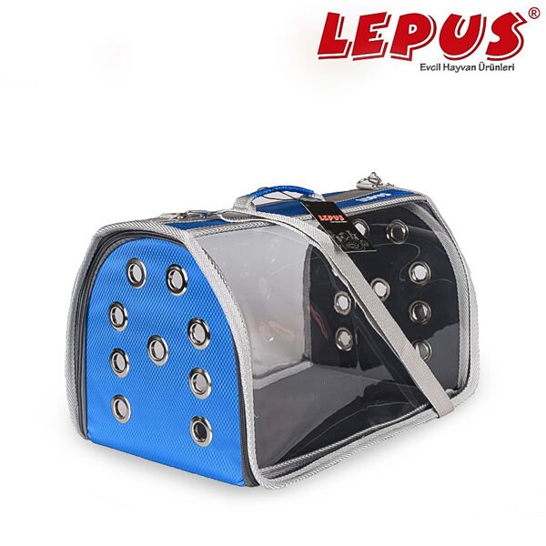 Lepus Şeffaf Fly Bag Çanta Mavi Medium 25*40*25h cm