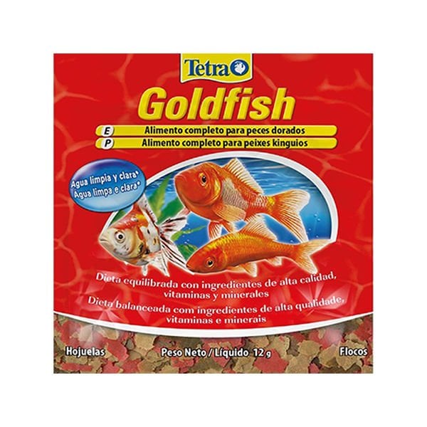 Tetra Goldfish Akvaryum Japon Balığı Yemi 12 Gr