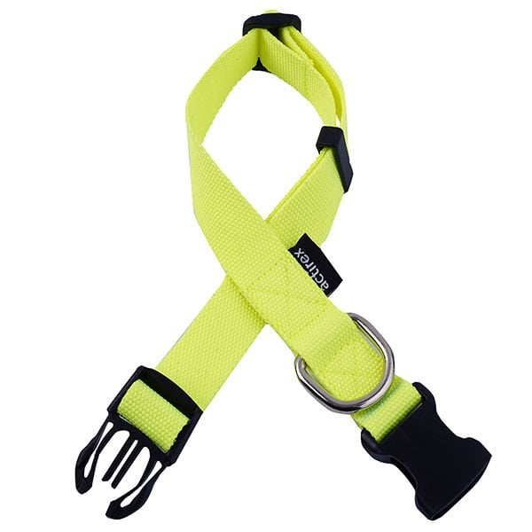 Actirex Neon Ayarlı Köpek Göğüs Tasması Sarı XS 1.5x30-45 Cm