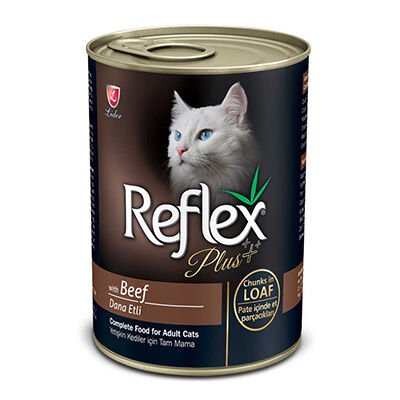 Reflex Plus Beef Dana Etli Konserve Yetişkin Kedi Maması 400 gr