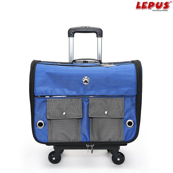 Lepus Travel Bag Kedi ve Köpek İçin Taşıma Çantası Lacivert
