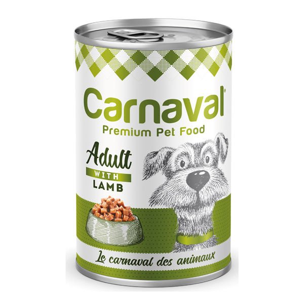 Carnaval Premium Dog Kuzu Etli Yetişkin Köpek Konservesi 400 Gr