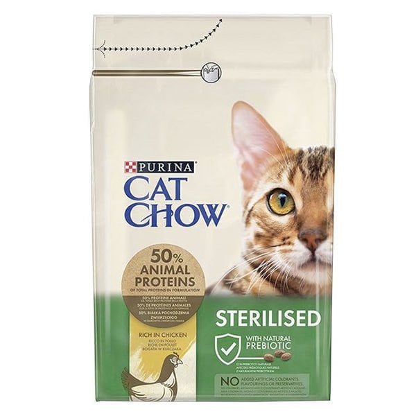 Cat Chow Sterilised Tavuklu Kısırlaştırılmış Kedi Maması 3 Kg