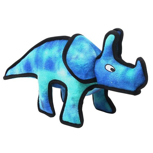 Pawise Tuff Toy Triceratops Sert Köpek Oyuncağı Mavi