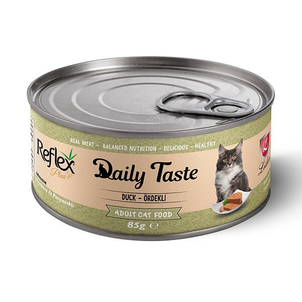 Reflex Plus Daily Taste Kıyılmış Ördekli Yetişkin Kedi Konservesi 85 Gr