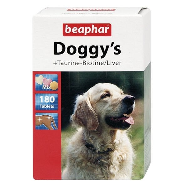Beaphar Doggys Köpekler İçin Biotin ve Taurin Tableti 180 Adet