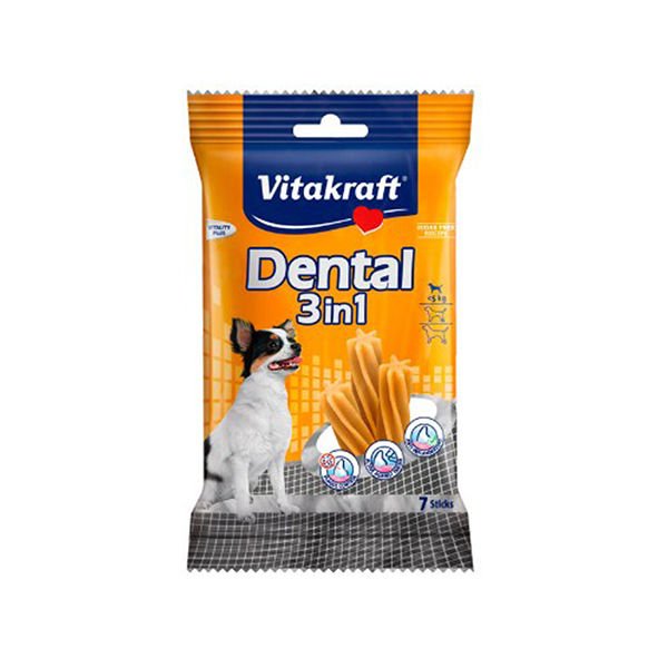 Vitakraft Naneli Ve Çinko Katkılı Köpek Diş Bakım Ödülü 3in1 Xs