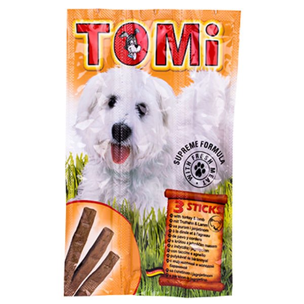 Tomi Kuzu ve Hindili Stick Köpek Ödül Maması 3x10 Gr