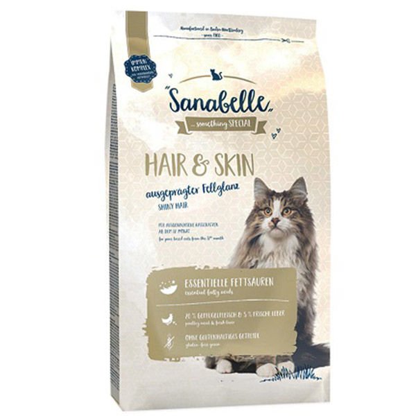 Sanabelle HairSkin Deri Tüy Saglığı Yetişkin Kedi Maması 10 Kg