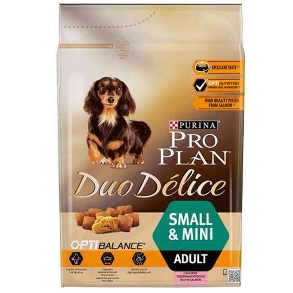 Pro Plan Duo Delice Küçük Irk Somonlu Yetişkin Köpek Maması 2,5 Kg