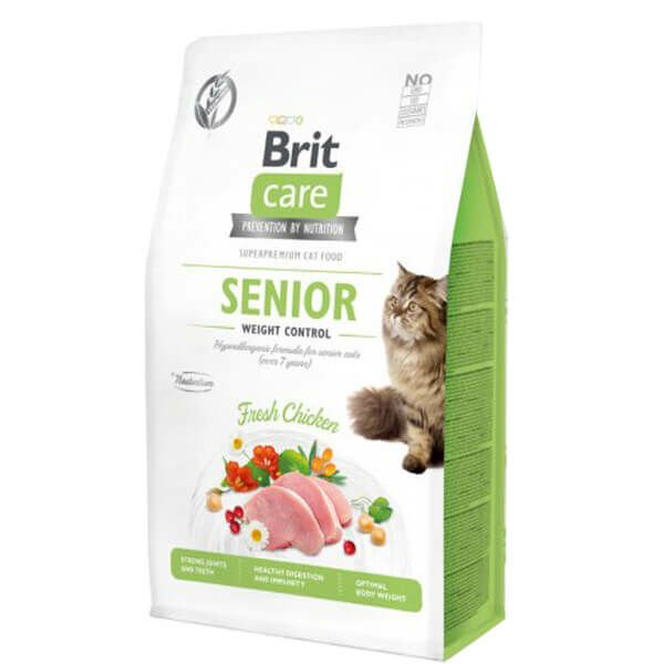Brit Care Senior Weight Control Yaşlı Kedi Maması 2 Kg