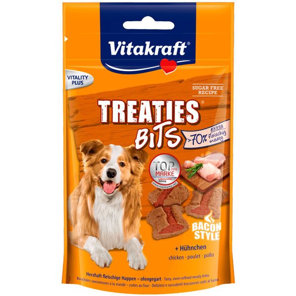 Vitakraft Treaties Bits Et Çeşitlerinden Yumuşak Köpek Ödül Maması 120 Gr