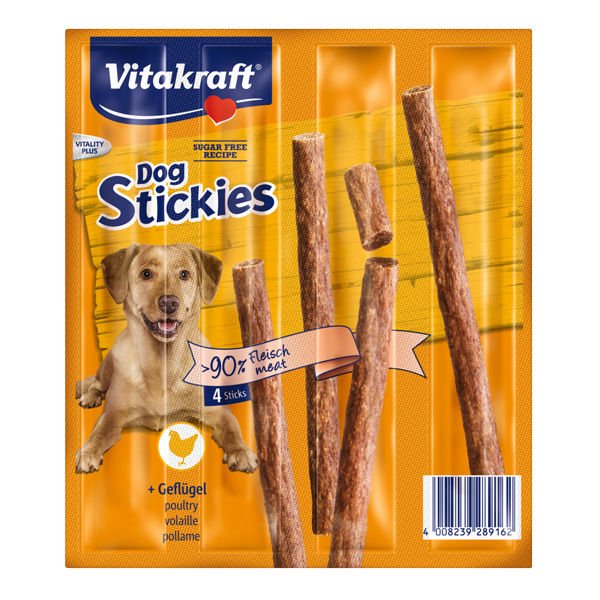 Vitakraft Stickies Kümes Hayvanlı Köpek Ödül Maması 44 Gr