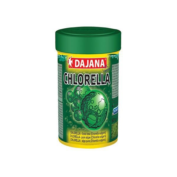 Dajana Chlorella Powder Akvaryum Balık Yemi 100 Ml 50 Gr