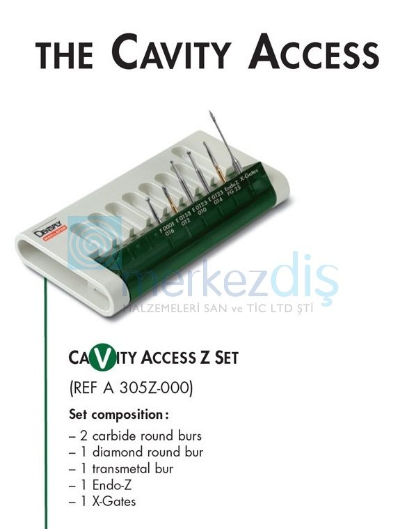 Cavity Access Z Kavite Preparasyon Frezi Seti Merkezdiş