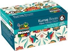 Nova Color Kumaş Boyası Şişe 6 Lı Nc-188