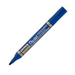 Pentel Permanent Markör N850-C Yuvarlak Uç Mavi