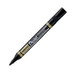 Pentel Permanent Markör N850-A Yuvarlak Uç Siyah